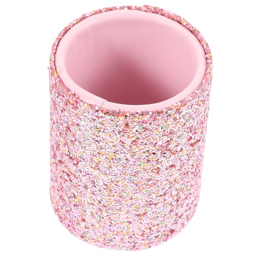 DRESSOOS Make-up-pinselhalter Aufbewahrungsetui Kleiner Make-up-pinseleimer Glitzer-pinsel-aufbewahrungshalter Für Make-up-pinsel Und Eyeliner-stifte Tragbar Und Praktisch Für Zuhause Und s von DRESSOOS