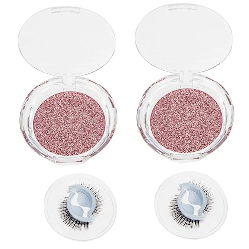 DRESSOOS Make-up-wimpern Für Damen 2 Paar Künstliche Wimpern Natürliches Aussehen Verlängerungswimpern Bequem Wiederverwendbar Augendekor von DRESSOOS