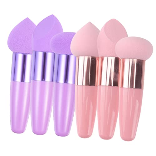 DRESSOOS Makeup Sponge 6 Teiliges Make up Pinselset Mit Handheld Make up Stiften Und Schwämmen 3 Verschiedene Pinsel 2 Sets Und Ideal Für Frauen Zur Anwendung Von Foundation Und Ruj DRESSOOS Makeup Sponge 6 Teiliges Make up Pinselset Mit Handheld Make up Stiften Und Schwämmen 3 Verschiedene Pinsel 2 Sets Und Ideal Für Frauen Zur Anwendung Von Foundation Und Ruj von DRESSOOS