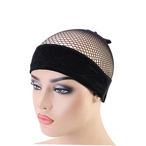 DRESSOOS Verstellbares Perücken Stirnband Mit Mesh Abdeckung Elastisches Haarnetz Für Damen Atmungsaktiv Und Bequem Geeignet Für Verschiedene Haartypen Schwarz von DRESSOOS