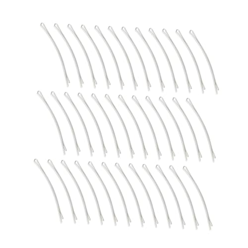 DRESSOOS 100stücke Metall Haarnadeln Für Mädchen Einfache Bobby Pins Dekorative Haarspangen Weiß Langlebige Haaraccessoires Für von DRESSOOS