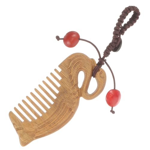 DRESSOOS Holzkamm Tragbarer Stylingkamm Aus Grünem Sandelholz Kompakt Und Dekorativ Für Damen Als Schlüsselanhänger Für Für Haartypen DRESSOOS Holzkamm Tragbarer Stylingkamm Aus Grünem Sandelholz Kompakt Und Dekorativ Für Damen Als Schlüsselanhänger Für Für Haartypen von DRESSOOS