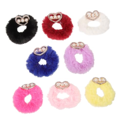 DRESSOOS 8stücke Haargummis Haargummis Mit Strass Für Mädchen Kawaii Haarbänder Für Schule Partys Und Alltagslooks von DRESSOOS