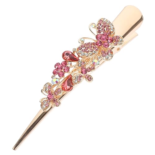 DRESSOOS Modische Haarspange Für Damen Krokodilklemme Aus Metall Für Feines Haar Haarspange Mit Strasssteinen Funkelnder Glitzer DRESSOOS Modische Haarspange Für Damen Krokodilklemme Aus Metall Für Feines Haar Haarspange Mit Strasssteinen Funkelnder Glitzer von DRESSOOS