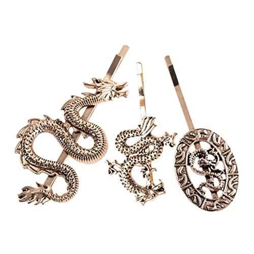 DRESSOOS 6stücke Drachen Haarspangen Retro Punk Metall Haarnadeln Bobby Pins Haar Zubehör Für Mädchen Party Und Alltags Kopfschmuck von DRESSOOS