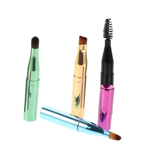 DRESSOOS 1satz Tragbaren -make-up-pinseln Für Augenbrauen Lippen Und Lidschatten Stilvolles Kompaktes Make-up-zubehör Für Frauen Für Unterwegs Und Vielseitige Anwendungen von DRESSOOS