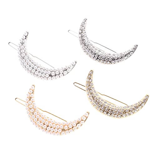 DRESSOOS Modische Haarnadel Aus Legierung Mit Mond-design Und Seitlichem Haarclip Für Mädchen von DRESSOOS