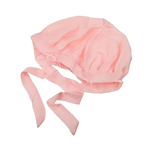DRESSOOS Seiden Schlafmütze Für Frauen Haarschutz Hut Zum Schlafen Elastisches Design Für Langes Haar Zarte Textur Bequem Zu Tragen von DRESSOOS