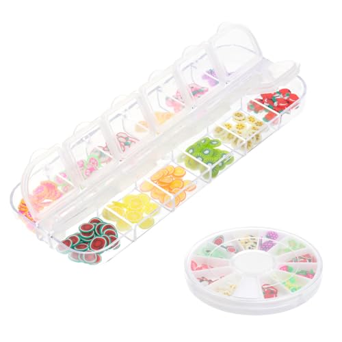 DRESSOOS Nagelart Fruchtscheiben Maniküre Diy Nail Dekoration Aufkleber Obst Scheiben Nagel Maniküre von DRESSOOS