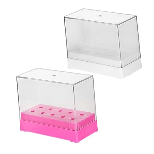 DRESSOOS Nagel Bohrer Organizer 2 Stücke Display Boxen Tragbare Schleifen Fall Für Maniküre DRESSOOS Nagel Bohrer Organizer 2 Stücke Display Boxen Tragbare Schleifen Fall Für Maniküre von DRESSOOS