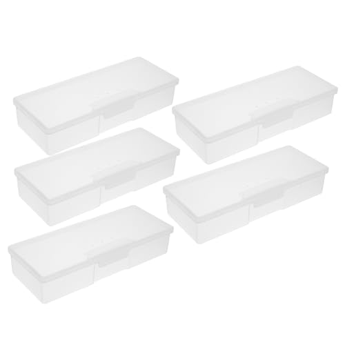 DRESSOOS Nagelfeile Aufbewahrungsbox Abdeckung 5-teiliges Set Weiß Pvc Maniküre Werkzeugbox Kleinartikel Organizer Make-up Behälter DRESSOOS Nagelfeile Aufbewahrungsbox Abdeckung 5-teiliges Set Weiß Pvc Maniküre Werkzeugbox Kleinartikel Organizer Make-up Behälter von DRESSOOS