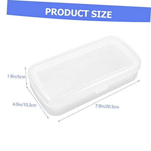 DRESSOOS Nagelkunst Werkzeug Sterilisator Kasten Tragbare Kunststoffschale Für Maniküre Tools Abnehmbarer Organizer Für Pinzetten Nagelknipser Zubehör Für Nagelstudios Und von DRESSOOS
