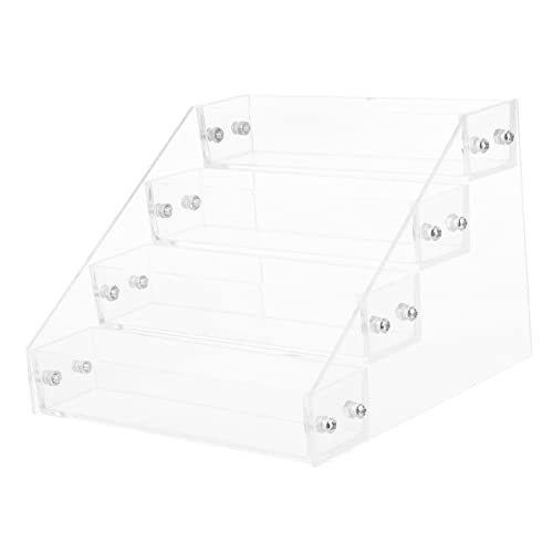 DRESSOOS Mehrschichtiger Acryl Nagellack Organizer Display Rack Für Maniküre Werkzeuge Mit Klarem Design Für Schminktisch Schlafzimmertisch von DRESSOOS