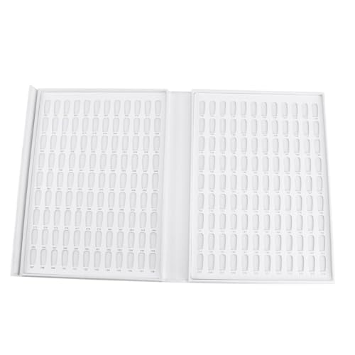 DRESSOOS Nail Polish Display Board Mit Farben Farbkarten Für Nagelstudios Maniküre Weißes Design Zum Präsentieren Von Nagellacken Uv-farben Praktisch Für Kunden Und von DRESSOOS