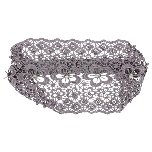 DRESSOOS Blossom Muster Haarband Verstellbarer Rutschfester Haarschmuck Für Damen Accessoire Zur Hochzeit Für Besondere Anlässe Mit Perlen Und Blumenverzierung von DRESSOOS