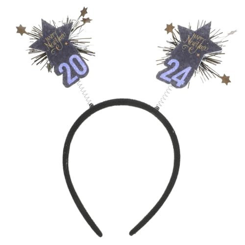 DRESSOOS Neujahrs-haarreif Design Wiederverwendbar Und Langlebig Kreative Kopfbedeckung Für Silvesterpartys Haar-accessoire Für Und Familie von DRESSOOS