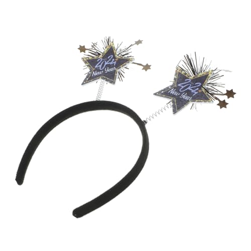 DRESSOOS Year Haarreif Glitzernder Kopfschmuck Für Neujahrspartys Wiederverwendbar Und Leicht Perfektes Accessoire Für Festliche Mit Freunden Und Familie von DRESSOOS