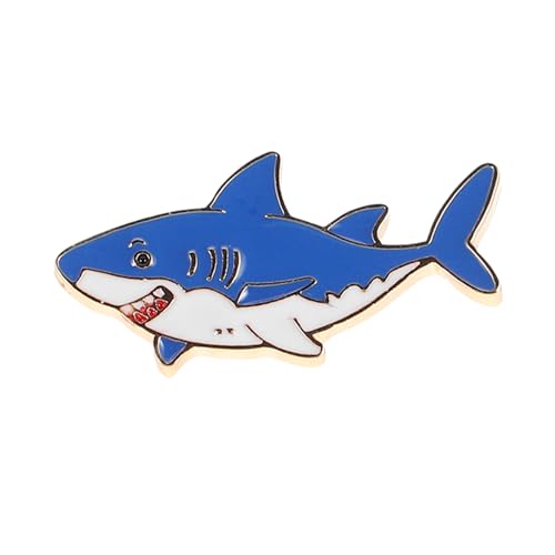 DRESSOOS Niedliche Brosche aus Langlebiger Zinklegierung Sicherer Anstecker für Kleidung Rucksäcke Hüte Vielseitiges Accessoire für Mantel Rock Jacke und Fans Meeres Themed Schmuck von DRESSOOS