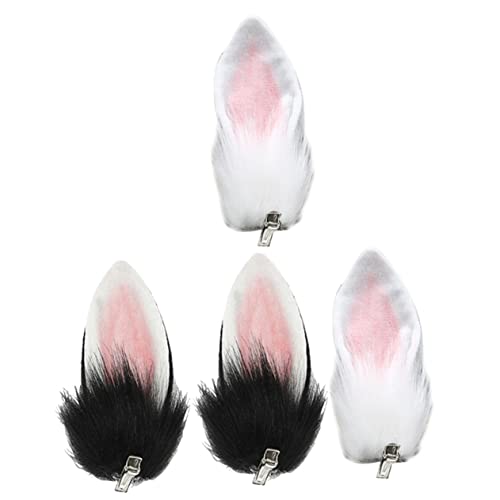 DRESSOOS Ohr-requisite 2er-pack Plüsch-hasenohren Haarnadel Cosplay-zubehör Party-kopfbedeckung Dekorative Haarspangen Für Jungen Und Mädchen DRESSOOS Ohr-requisite 2er-pack Plüsch-hasenohren Haarnadel Cosplay-zubehör Party-kopfbedeckung Dekorative Haarspangen Für Jungen Und Mädchen von DRESSOOS