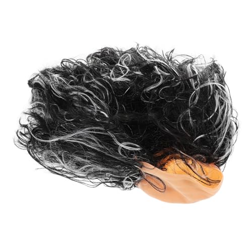 DRESSOOS Opa Perücken Für Männer Kostüm Alter Mann Perücke Wissenschaftler Kostüm Perücke Alter Mensch Kostüm Opa Kostüm Perücke Alter Mann Zubehör Alte Leute Perücke Alte Leute Kostüme von DRESSOOS