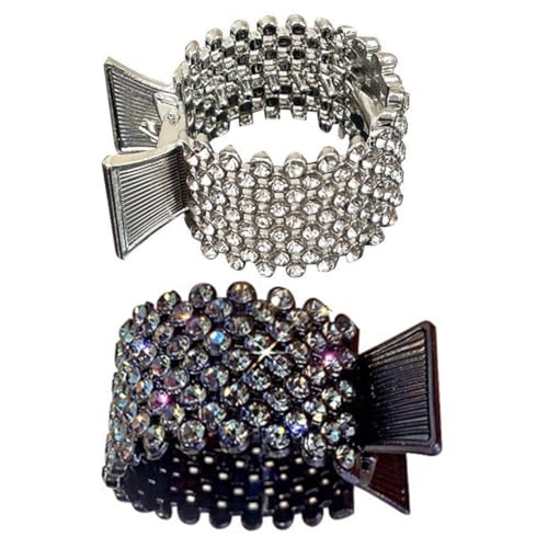 DRESSOOS Ordentlicher Pferdeschwanzhalter-clip 2 Stück Damen-haarspange Für Dickes Haar Elegantes Sport Arbeit Termine von DRESSOOS