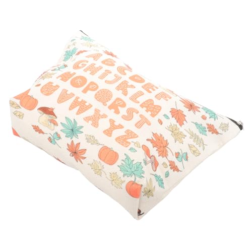 DRESSOOS Reißverschluss-Make-up-Tasche Kleine Reise-Kosmetiktasche Make-up-Organizer Aufbewahrungstasche Mit Reißverschluss Damen-schminktasche Aus Baumwoll-leinen von DRESSOOS