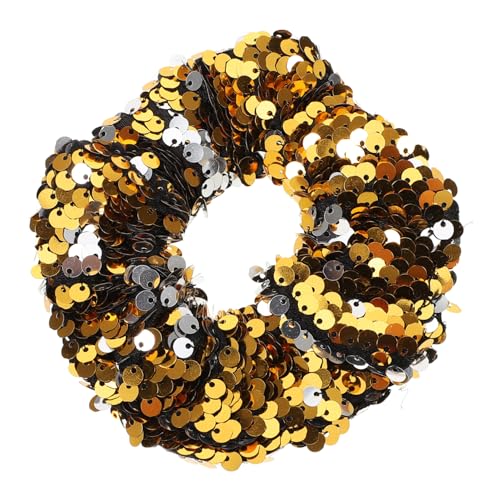 DRESSOOS Eleganter Haargummi Mit Pailletten Pferdeschwanzhalter Für Frauen Und Mädchen Modisches Haarband Einfach Zu Outfits Zu Kombinieren von DRESSOOS