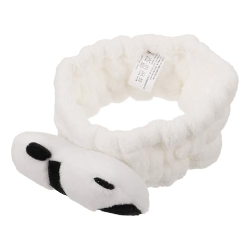 DRESSOOS Panda-Stirnband Spa-Gesichtsstirnbänder Make-up-Haar-Stirnbänder Make-up-Stirnband Panda-Haarband Spa-Gesichts-Stirnband Makeup entferner Haarband zum Waschen des Gesichts Schal von DRESSOOS