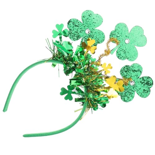 DRESSOOS Patrick's Day Haarreif Mit Shamrock Und Quaste Einzigartiges Irisches Festival-haaraccessoire Für Frauen Dekoration Für Saint Patrick's Day Feiern von DRESSOOS