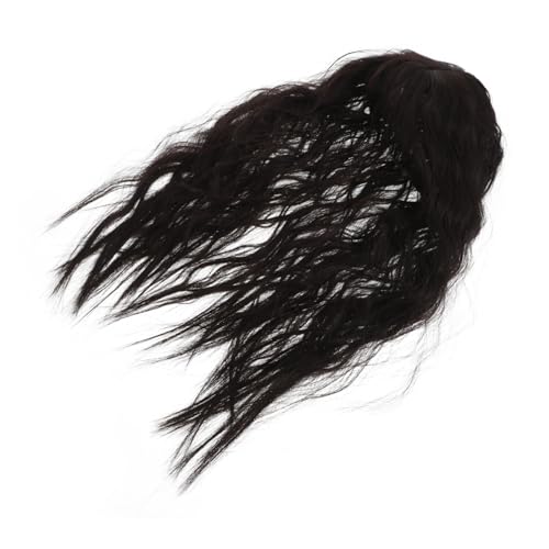 DRESSOOS Perückenstück Thermische Aufkleber Haarband Stirnband Verstellbare Leggings Parfüme Universelle Öfen Künstliche Nägel Für Damen Flauschige Perücken Hochtemperaturdraht Black von DRESSOOS