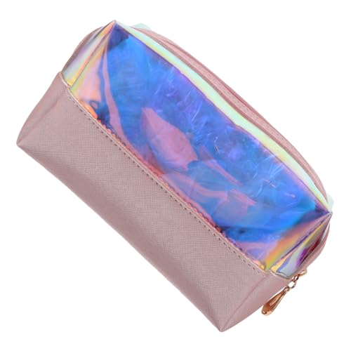 DRESSOOS Portable Kosmetiktasche Aus TPU Mit Regenbogen-laserdesign Wasserabweisende Reise-Kosmetiktasche Für Toilettenartikel Und Make-up Multifunktionale Aufbewahrungstasche Für Damen von DRESSOOS