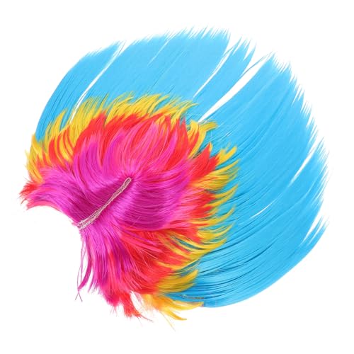 DRESSOOS 1stück Punk Wig Für Masquerade-partys Lustige Rocker-perücke Vielseitige Kostümhaare Verschiedenen Farben Für Und Cosplay von DRESSOOS