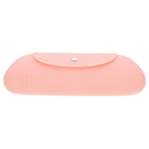 DRESSOOS Reise-Make-up-werkzeugtasche Silikon-Make-up-Pinsel-etui Tragbarer Kosmetikpinselhalter Make-up-Pinsel-Organizer von DRESSOOS