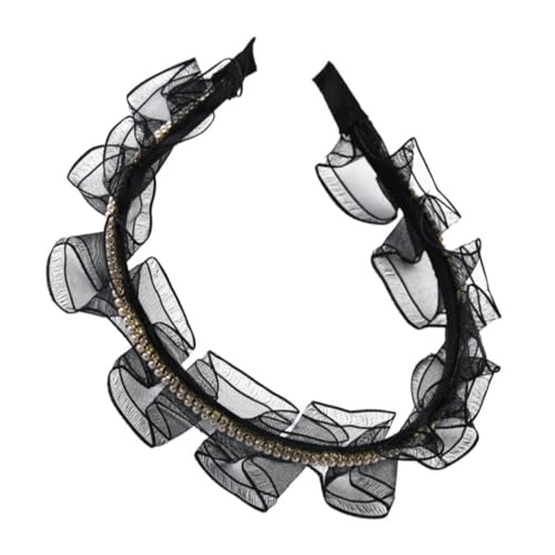 DRESSOOS Spitzen Retro Haarreif Kopfschmuck Haarschmuck Haarnadel Zur Dekoration Haarschleife Premium Langlebig Für Perücke Und Haar DRESSOOS Spitzen Retro Haarreif Kopfschmuck Haarschmuck Haarnadel Zur Dekoration Haarschleife Premium Langlebig Für Perücke Und Haar von DRESSOOS