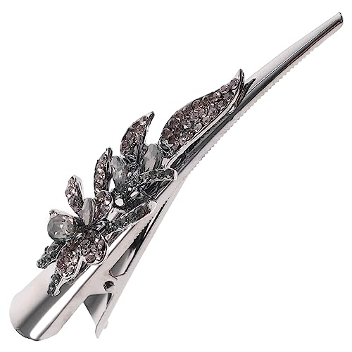 DRESSOOS Retro Strass Entenschnabel Haarspange Schnelle Und Stilvolle Frisuren Für Mädchen Dekorative Haarklammer Für Jeden Anlass Kompakt Und Leicht Für Täglichen Gebrauch von DRESSOOS