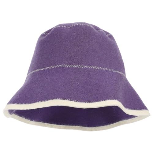 DRESSOOS Reusable Sauna Hat Aus Absorbierendem Wolle Schützender Und Stylischer Saunamütze Für Damen Und Herren Für Sauna Und Wellness-nutzung von DRESSOOS
