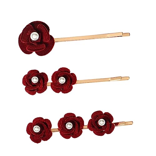 DRESSOOS Rosenclips Haarspangen Für Frauen Blumen Haarspange Haarspange Set von DRESSOOS
