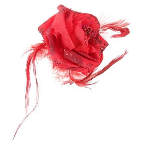 DRESSOOS Blumen Haarspange Für Frauen Multifunktionale Brosche Und Haarschmuck Für Braut Hochzeiten Und Feste Elegante Rosen-designs Für Dekoration Und Accessoires von DRESSOOS