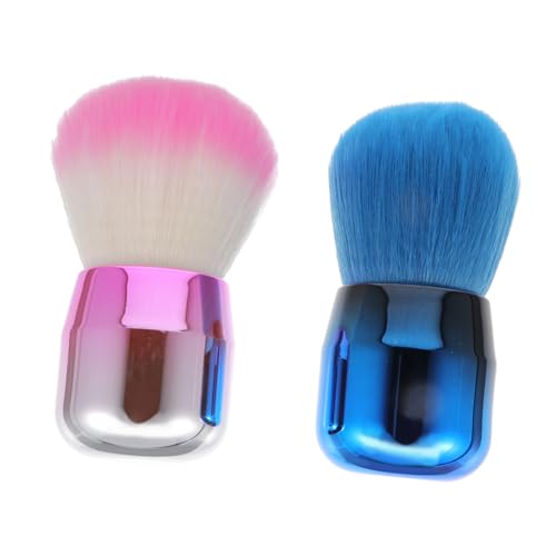 DRESSOOS 2-teiliges Make-up-pinsel-set Einziehbar Rougepinsel Foundation-pinsel Für Das Gesicht Glatte Deckkraft Synthetische Fasern Sanft Zur Haut DRESSOOS 2-teiliges Make-up-pinsel-set Einziehbar Rougepinsel Foundation-pinsel Für Das Gesicht Glatte Deckkraft Synthetische Fasern Sanft Zur Haut von DRESSOOS