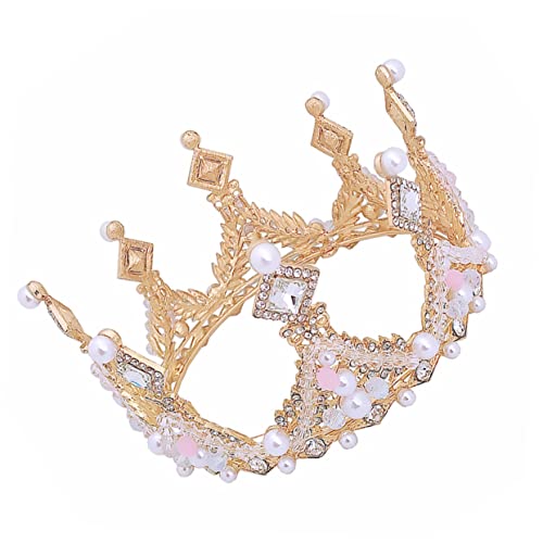 DRESSOOS Schicke Und Elegante Kindergeburtstagskrone Mädchenkrone Glänzende Kristall-strasssteine ​​für Und Mädchen Kopfbedeckung Kopfschmuck von DRESSOOS