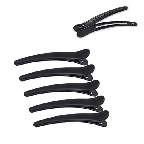 DRESSOOS 12stücke Schwarze Haarspangen Haarclips Für Damen Und Mädchen Rutschfeste Haarclamps Für Frisuren Im Alltag Salon Langlebiges Material Design von DRESSOOS
