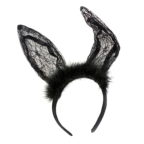 DRESSOOS Elegante Party-vorräte Spitzen-haarschmuck Hasenohren-haarbänder Für Cosplay Und Fotoshootings von DRESSOOS