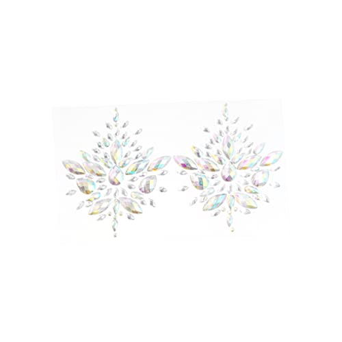 DRESSOOS Strass-aufkleber-set Für Gesicht Stirn Gesicht Edelsteine Jungen Und Mädchen Acryl-schmuckaufkleber Für Partys von DRESSOOS