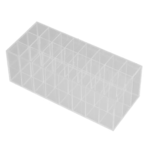 DRESSOOS -Slot Lippenstift Aufbewahrungskoffer Make-up Organizer Display Pinselglas für Lipgloss Lippenstift von DRESSOOS