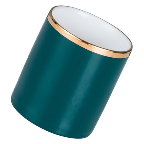 DRESSOOS Stiftebehälter Aus Keramik Stiftständer Für Schreibtisch Stifthalter Zum Ordnen Und Verstauen Bleistiftbehälter Mit Ausreichend Stauraum Für Kleine Gegenstände von DRESSOOS