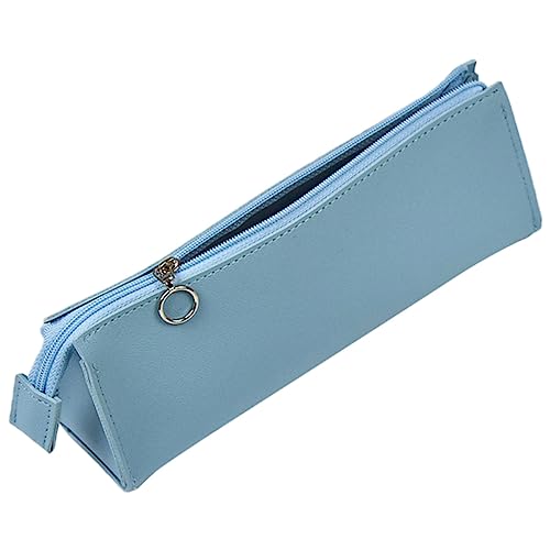 DRESSOOS Stilvolles Federmäppchen Aus Pu-Leder – Make-up-Tasche Für Damen Tragbare Schreibwarentasche Mit Reißverschluss von DRESSOOS