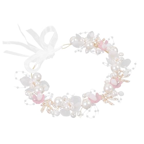 DRESSOOS Wrapped Headband Für Mädchen Blumenkranz Haarschmuck Mit Ribbons Für Hochzeiten Und Partys Elegante Haarband-dekoration Für Stilvolle Auftritte von DRESSOOS