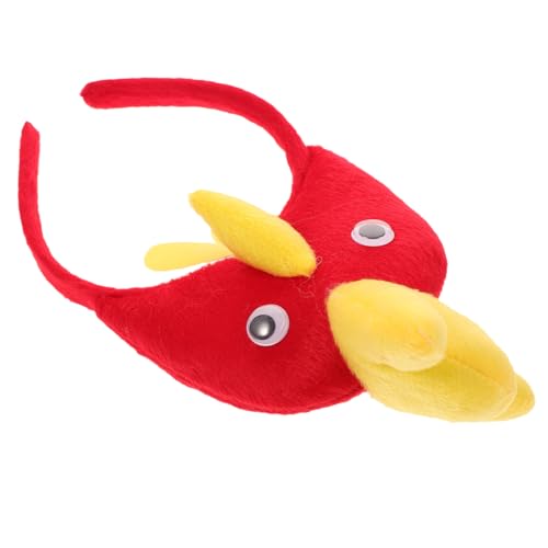 DRESSOOS Rotes Kinder Stirnband Mit Hühnerkopf Halloween Kopfbedeckung Deko Für Kostümpartys Langlebiges Haarschmuck Für Karneval Und Bühnenauftritte von DRESSOOS