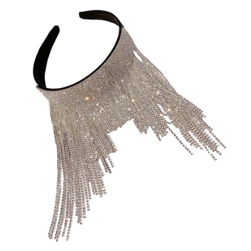 DRESSOOS Elegantes Haarband Damenschmuck Mit Perlen Haarschmuck Hochzeitshaarschmuck Brautstirnband von DRESSOOS