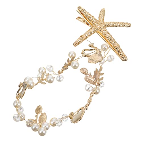 DRESSOOS Perlen Stirnband Retro Haarschmuck Hochzeit Kopfschmuck Perlen Haare Haarband Für Party Zeremonie Alltag Urlaub von DRESSOOS